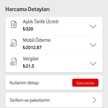 Vodafone Mobil Ödeme Kapatılmasına Rağmen Yüksek Fatura Geliyor