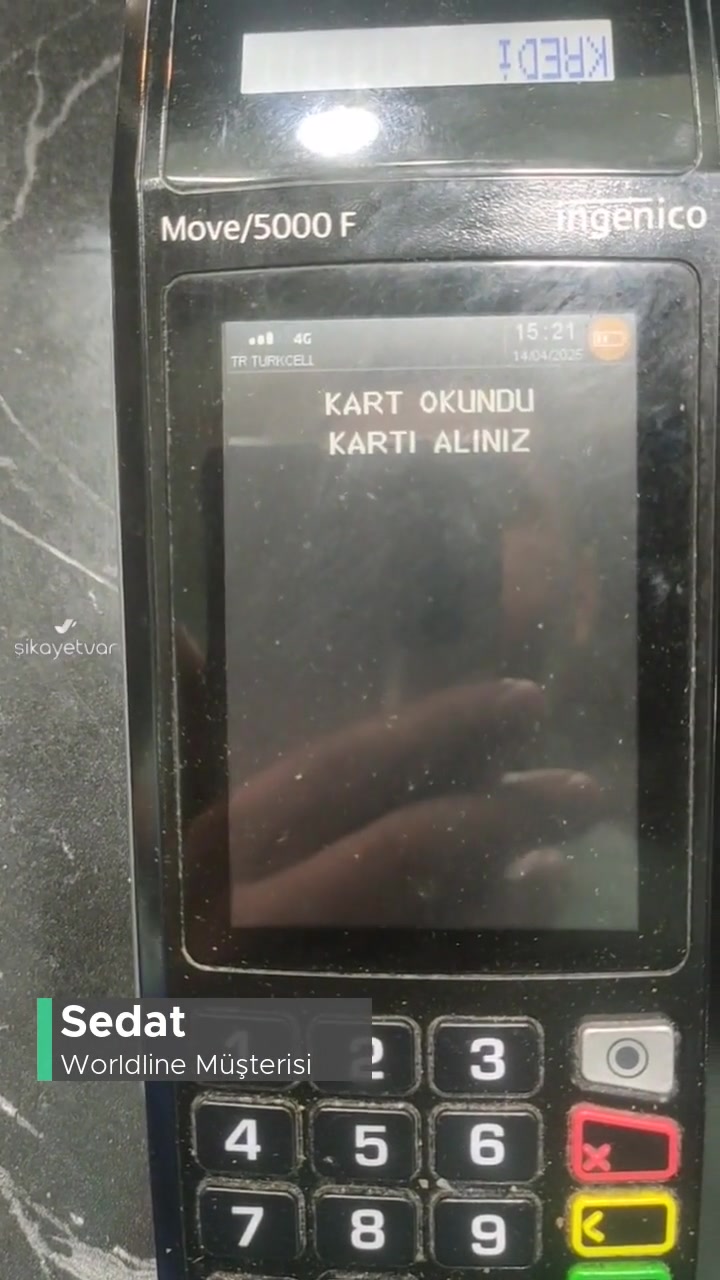 Worldline Ingenico Move/5000F Model Pos Cihazı Arızası! videonun kapak resmi