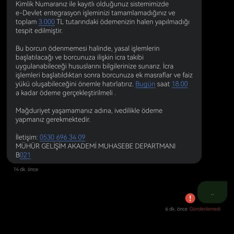 Belge Ücreti Sonradan Bildirildi Ve Hala Para İsteniyor