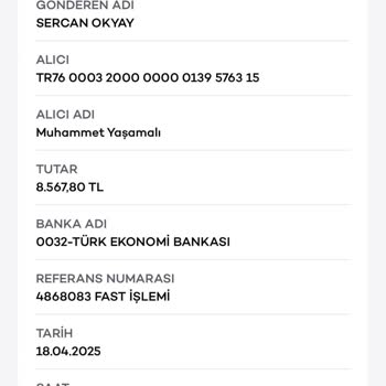 Sipariş Sonrası Para Alındı Ürün Gönderilmedi İletişim Kesildi