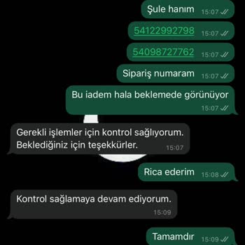 Yanlış Beden Gönderimi Ve Yetersiz Müşteri Hizmeti Deneyimi