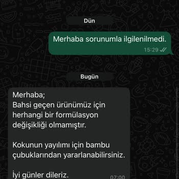 Aldığım Ürün Kokmuyor, Şikayetim Dikkate Alınmadı