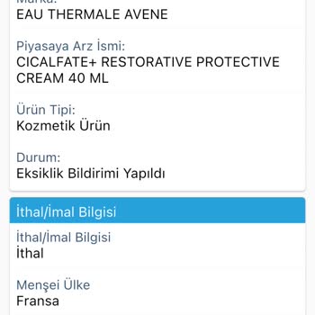 Avene Cicalfate Kremde Orijinallik Ve İçerik Şüphesi Yaşadım