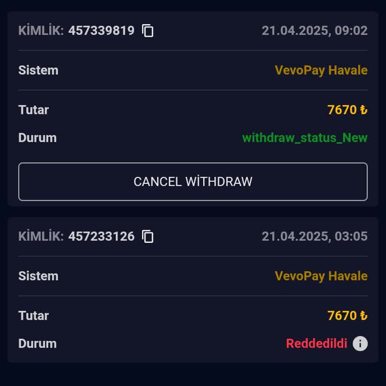 Ödeme Talebim Karşılanmadı, Müşteri Hizmeti Yetersiz