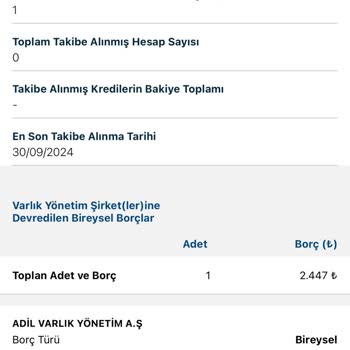 Ödenmiş Borcun KKB Kayıtlarında Hala Takipte Görünmesi Nedeniyle Mağduriyet