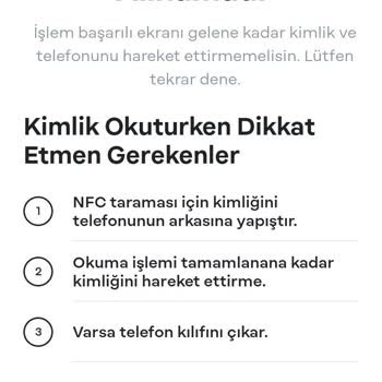 Papara Kimlik Doğrulamada NFC Uyumsuzluğu Sorunu Yaşıyorum