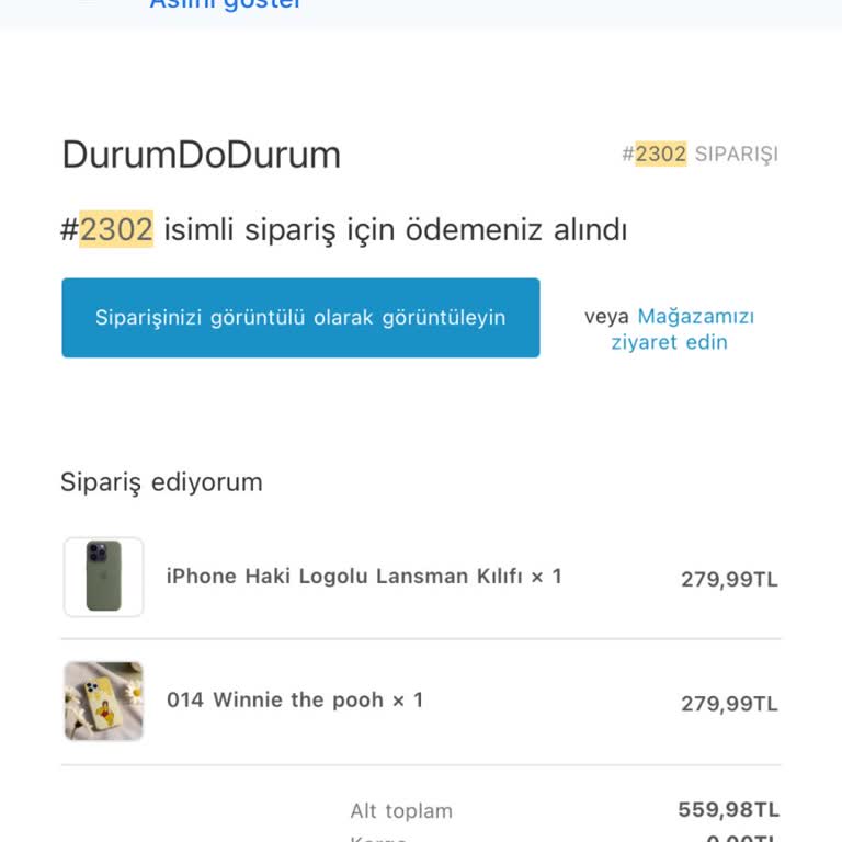 Sipariş Sonrası Bilgilendirme Ve İletişim Sorunu