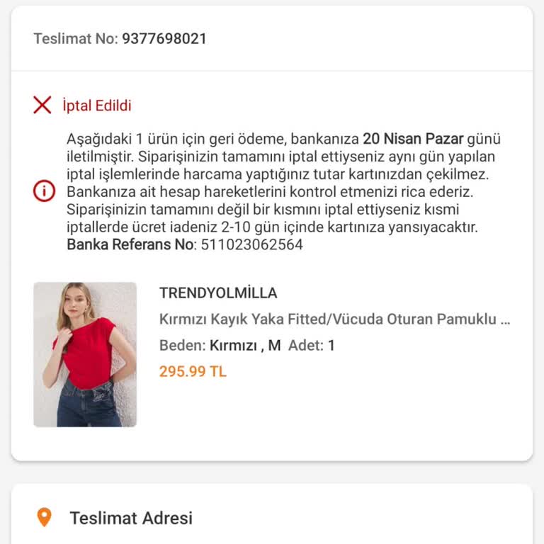 Yanlış Siparişin İptalinde Geri Ödeme Sorunu