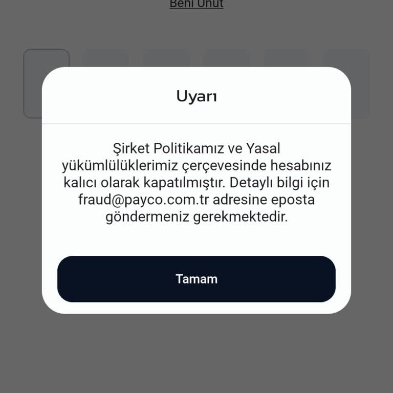 Hesabım Aniden Kapatıldı, Paramı Alamıyorum!