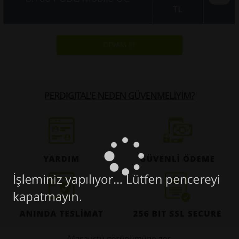 Oyun İçinde Yatırım İşlemi Gerçekleşmiyor
