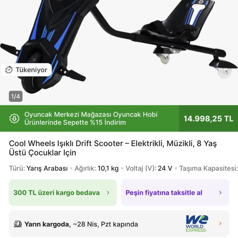 Aldığım Drift Scooter Şarj Olmuyor, Satıcı İlgilenmiyor