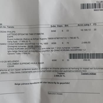 Philips Lattego Makinem Arızalı İade Ve Servis Desteği Alamıyorum