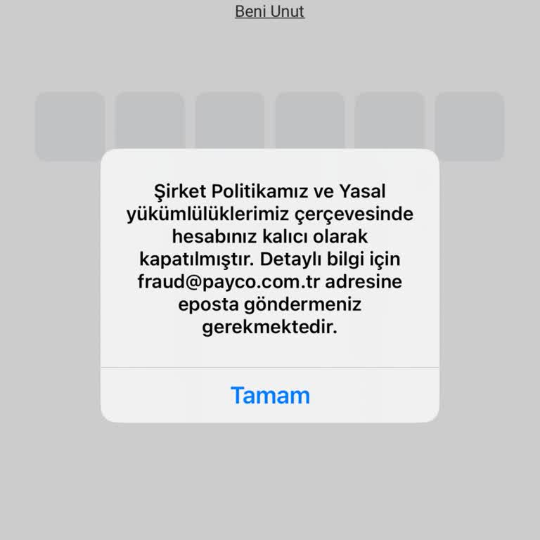 Hesabım İzinsiz Kapatıldı, Paramı Alamıyorum!