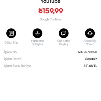 Vodafone Mobil Ödeme İle Youtube Premium Alımında Çifte Fatura Ve Hizmet Sorunu