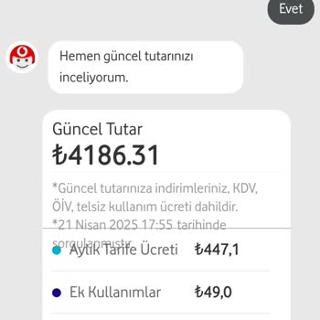 Vodafone'dan Yurt Dışı Gibi Yansıtılan 11858 Aramasıyla Haksız Yüksek Fatura Şoku