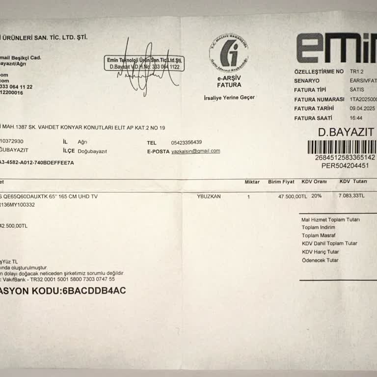 Yeni Alınan Televizyonda Kısa Sürede Ekran Arızası Ve Servis Ücreti Sorunu