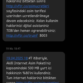 İnternet Kotası Aşımlarında Yetersiz Bilgilendirme Mağduriyeti