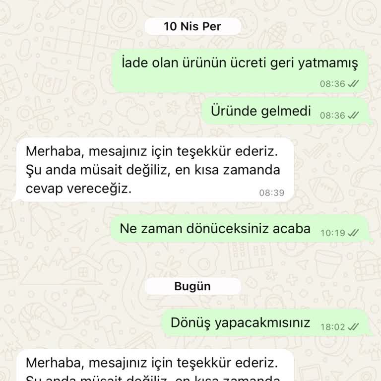 Sipariş İptali Ve İade Sürecinde Ulaşılamayan Müşteri Hizmeti