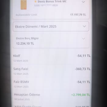 Denizbank Kredi Kartı Yıllık Aidatının Usulsüz Kesilmesi Ve İadesi Talebi