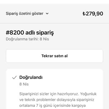 Siparişimin Teslim Edilmemesi Ve İletişimsizlik Nedeniyle Mağduriyet Yaşıyorum