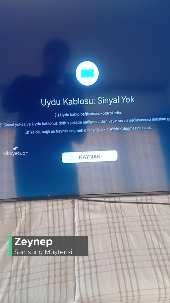 Samsung Televizyonun Sinyali Yok! videonun kapak resmi