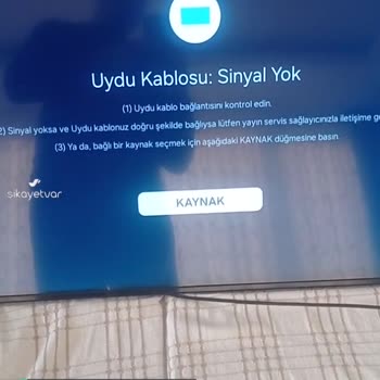 Samsung Televizyonun Sinyali Yok!