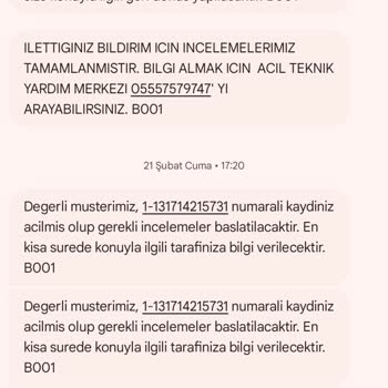Çekmeyen Hatta Yüksek Fatura Ve Çözümsüz Müşteri Hizmetleri