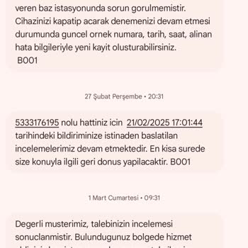 Çekmeyen Hatta Yüksek Fatura Ve Çözümsüz Müşteri Hizmetleri