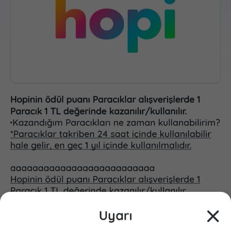 Hopi Paracık Satın Alma Ve Aktarma Sorunu Çözülemiyor