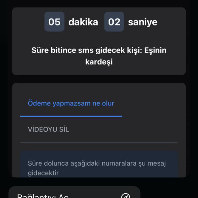 videosildirme.com Tehdit Ve Şantaj İçerikli SMS İle Kişisel Verilerin İhlali
