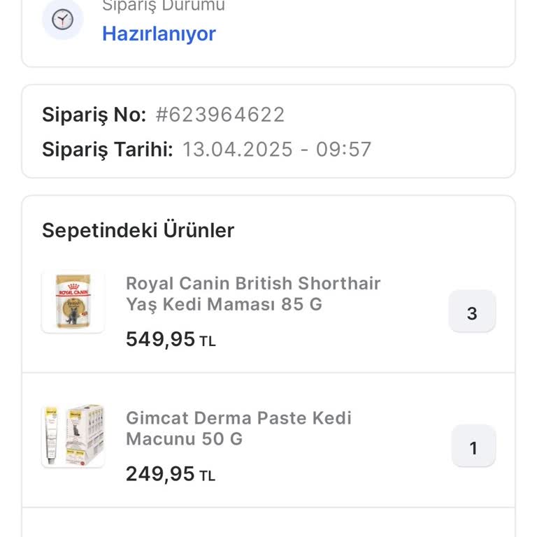 Siparişim Ve Kampanya Puanım Mağdur Edildi
