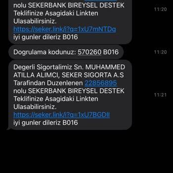Şekerbankta Bilgim Dışında Yapılan Sigortanın İptalini Ve Ücret İadesini İstiyorum