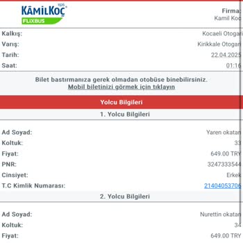 Bilet İptalinde Ek Ücret Talep Edilmesi Mağduriyet Yarattı