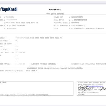 PDF Dönüştürme Sonrası Kart Bilgilerim İzinsiz Kullanıldı