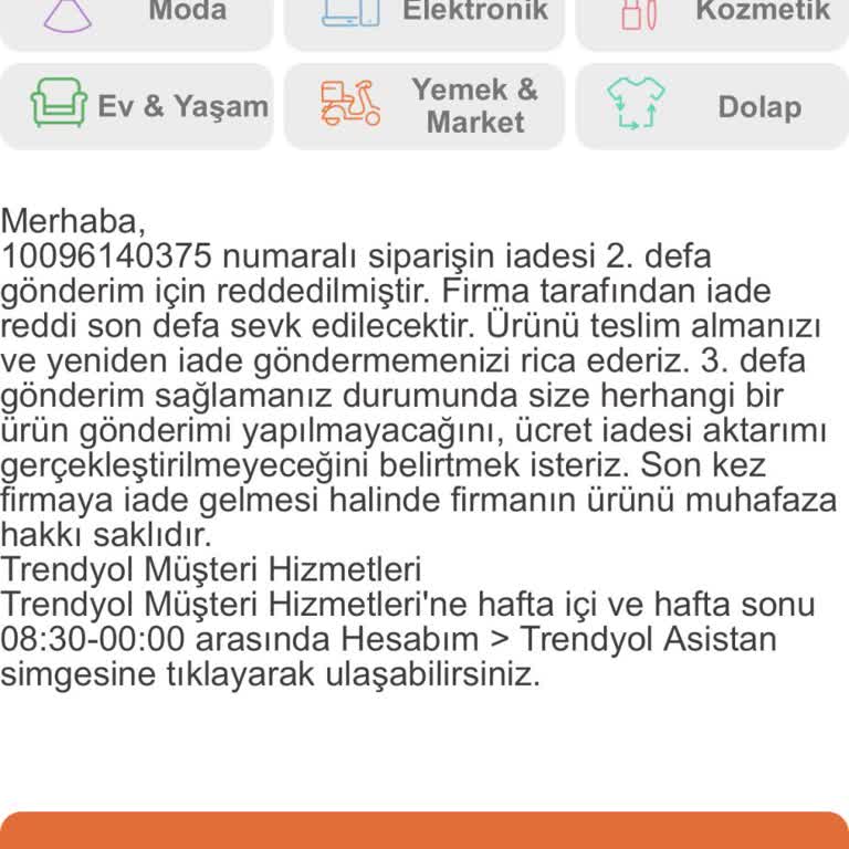 Eksik Gönderilen Ürünü İade Edemiyorum, Mağdur Ediliyorum