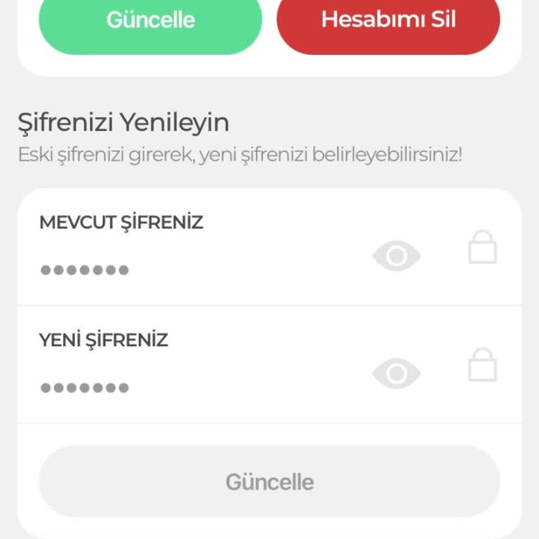 Bilet Değişikliği Ve Bilgi Güncelleme Sorunu