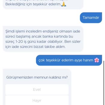 Çekilen Ücretin İadesi İçin Sonuçsuz Bekleyiş Ve Yanıltıcı Bilgilendirme