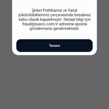 Hesabım Kalıcı Olarak Kapatıldı, İletişim Kuramıyorum
