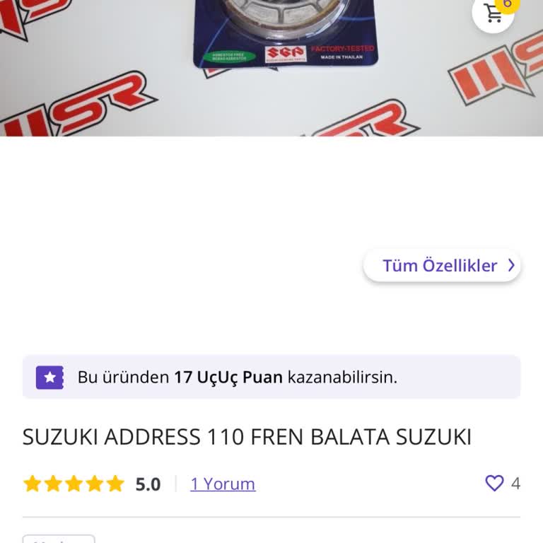 Onlinehane.com Motosiklet Balatası Aldım 1 Haftadır Kargoya Vermedi