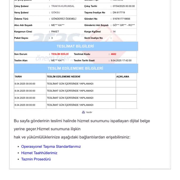 Eksik Ve Arızalı Ürün Gönderimi İle İade Sorunu