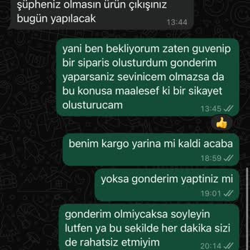 Siparişim Gönderilmiyor, Paramı Geri İstiyorum!