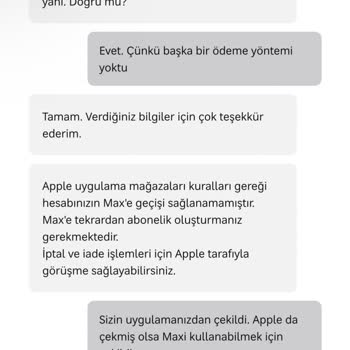 Ödeme Alındı Abonelik Verilmedi Destek Sağlanmadı