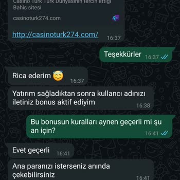 Yatırım Bonusu Ve Çekim İşlemi Gerçekleşmedi