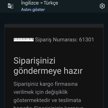 Siparişim Alındı Ancak Teslim Edilmedi