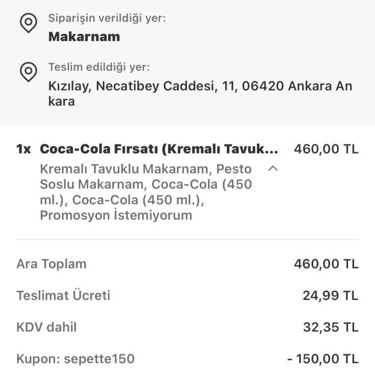 Teslim Edilmeyen Siparişe Cevapsız Kalan İade Talebim