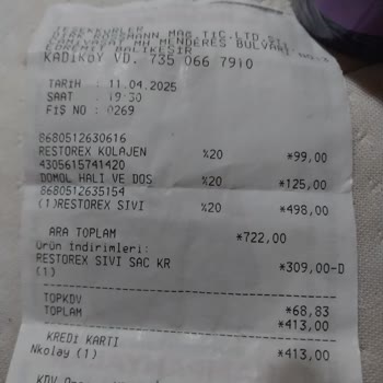 Restorex Sıvı Saç Kremi Saç Dökülmesi Ve İade Sorunu