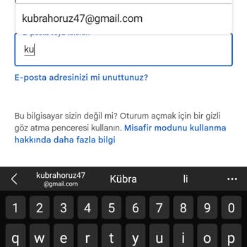 E-Posta Şifresi Unutuldu, Yardım Talep Ediyorum