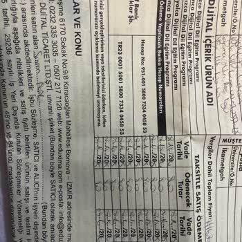 Eduxima Dijital Ders Programında Cayma Hakkı Sorunu Ve Yanıltıcı Bilgilendirme