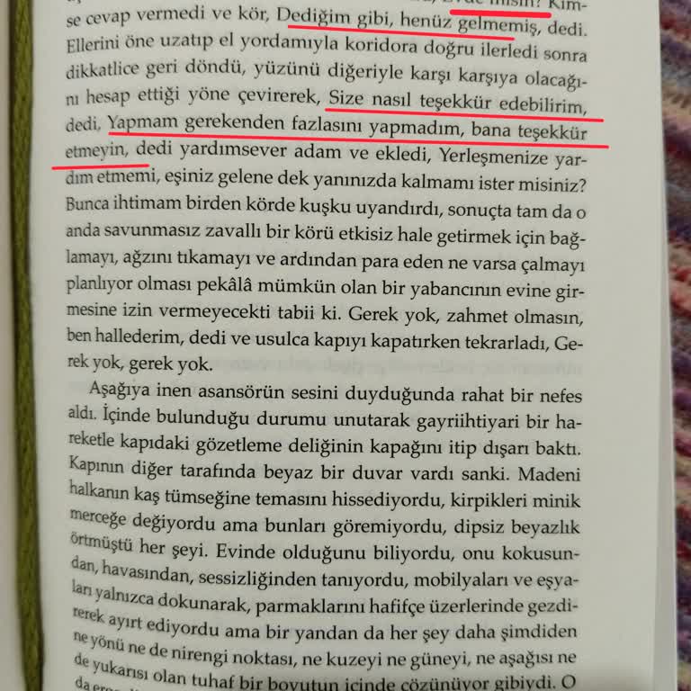 Kötü Çeviri Nedeniyle Körlük Kitabını Okuyamıyorum