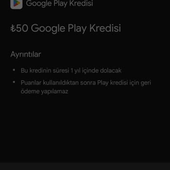 Google Play Hesabımda Puanlarımı Kullanamıyorum, Kilit Kaldırma Seçeneği Yok